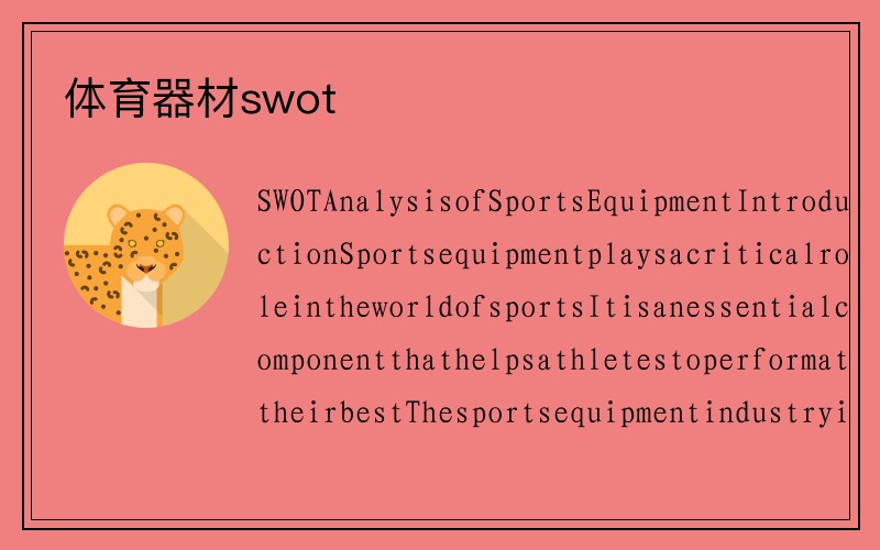 体育器材swot